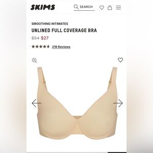 SKIMS new with tags - Smoothing intimates unlined full coverage bra